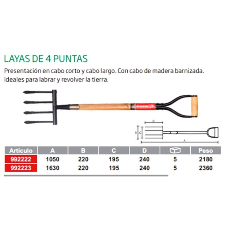 Laya Biassoni 4 Puntas de Cabo Largo Gaucho Power